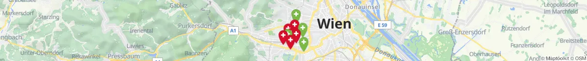 Map view for Pharmacies emergency services nearby Breitensee (1140 - Penzing, Wien)